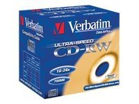 Verbatim DataLifePlus Ultra Speed - 10 x CD-RW - 700 Mo 16x - 24x - boîtier CD 43192