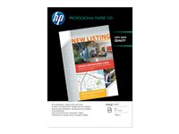HP Professional 120 matt - Mat - blanc brillant - A3 (297 x 420 mm) 100 feuille(s) papier - pour Officejet Pro 7740; PageWide Enterprise Color Flow MFP 785; Photosmart B110, Wireless B110 Q6594A