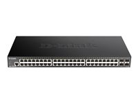D-Link DGS 1250-52X - Commutateur - L3 Lite - intelligent - 48 x 10/100/1000 + 4 x 10 Gigabit SFP+ - Montable sur rack DGS-1250-52X