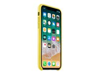 Apple - Coque de protection pour téléphone portable - cuir - jaune printanier - pour iPhone X MRGJ2ZM/A