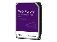 WD Purple WD40PURZ - Disque dur - 4 To - interne - 3.5" - SATA 6Gb/s - 5400 tours/min - mémoire tampon : 64 Mo WD40PURZ