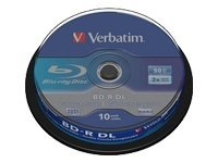 Verbatim - 10 x BD-R DL - 50 Go 2x - spindle 43691