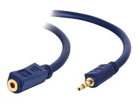 C2G Velocity - Rallonge de câble audio - mini-phone stereo 3.5 mm mâle pour mini-phone stereo 3.5 mm femelle - 2 m - blindé 80285
