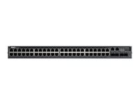 Dell Networking N3048ET-ON - Commutateur - C3 - Géré - 48 x 10/100/1000 + 2 x 10 Gigabit SFP+ + 2 x SFP Gigabit combiné - Montable sur rack - Dell Smart Value 210-APXE