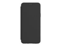 Griffin Survivor Clear Wallet - Protection à rabat pour téléphone portable - polycarbonate, polyuréthanne thermoplastique (TPU) - clair - pour Samsung Galaxy S9+ TA44257