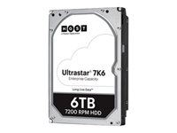 HGST Ultrastar 7K6 HUS726T6TALE6L4 - Disque dur - 6 To - interne - 3.5" - SATA 6Gb/s - 7200 tours/min - mémoire tampon : 256 Mo 0B36039