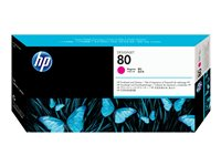 HP 80 - 17 ml - magenta - tête d'impression avec nettoyeur - pour DesignJet 1050c, 1050c plus, 1055cm, 1055cm plus C4822A
