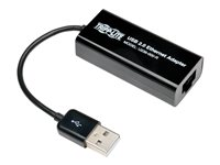 Tripp Lite USB 2.0 Hi-Speed to Gigabit Ethernet NIC Network Adapter White 10/100 Mbps - Adaptateur réseau - USB 2.0 - 10/100 Ethernet - noir U236-000-R