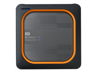 WD My Passport Wireless SSD WDBAMJ5000AGY - Stockage mobile sans fil - 500 Go - SSD 500 Go x 1 - USB 3.0 / 802.11ac WDBAMJ5000AGY-EESN