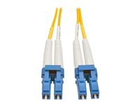 Eaton Tripp Lite Series Duplex Singlemode 9/125 Fiber Patch Cable (LC/LC), 2M (6 ft.) - Cordon de raccordement - mode unique LC (M) pour mode unique LC (M) - 2 m - fibre optique - duplex - 9 / 125 micromètres - colonne montante - jaune N370-02M