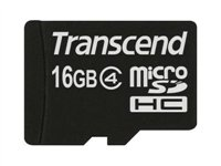 Transcend - Carte mémoire flash - 16 Go - Class 4 - micro SDHC TS16GUSDC4