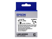 Epson LabelWorks LK-6WBA11 - Noir sur blanc - Roll (1.1 cm x 2.5 m) 1 rouleau(x) tube - pour LabelWorks LW-1000, 300, 400, 600, 700, 900, Z5000, Z5010, Z700, Z710, Z900 C53S656902