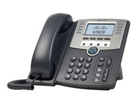 Cisco Small Business SPA 509G - Téléphone VoIP - (conférence) à trois capacité d'appel - SIP, SIP v2, SPCP - multiligne - argent, gris foncé - pour Small Business Pro Unified Communications 320 with 4 FXO SPA509G