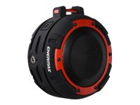 Enermax EAS03 O'Marine - Haut-parleur - pour utilisation mobile - sans fil - Bluetooth - 5 Watt - noir, rouge EAS03-BR
