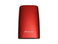 Verbatim Portable Colour Edition - Disque dur - 320 Go - externe (portable) - 2.5" - USB 2.0 - 5400 tours/min - rouge 47583