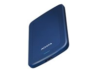 ADATA HV300 - Disque dur - 2 To - externe (portable) - USB 3.1 - AES 256 bits - bleu AHV300-2TU31-CBL