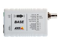 AXIS T8641 Ethernet Over Coax Base Unit PoE+ - Convertisseur de support - 100Mb LAN - plus de Coax - 10Base-T, 100Base-TX - RJ-45 / BNC - pour AXIS P1346, P1346-E, P5534, P5534-E 5028-411