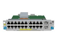 HPE - Module d'extension - Gigabit Ethernet (PoE+) x 20 + 10 Gigabit SFP+ x 2 + 2 x SFP+ - pour HPE 8206, 8212; HPE Aruba 5406, 5412 J9536A