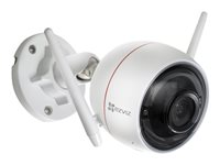 EZVIZ ezGuard Plus CS-CV310-A0-1B2WFR - Caméra de surveillance réseau - extérieur, intérieur - résistant aux projections de liquide - couleur (Jour et nuit) - 1920 x 1080 - 1080p - montage M12 - Focale fixe - audio - sans fil - Wi-Fi - LAN 10/100 - H.264  CS-CV310-A0-1B2WFR