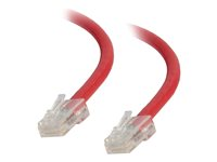 C2G Câble de raccordement réseau Cat5e non amorcé non blindé (UTP) - Cordon de raccordement - RJ-45 (M) pour RJ-45 (M) - 2 m - UTP - CAT 5e - bloqué, uniboot - rouge 83083