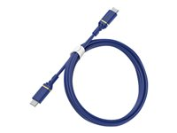 OtterBox Standard - Câble USB - 24 pin USB-C (M) pour 24 pin USB-C (M) - 1 m - bleu cobalt bolt 78-52675