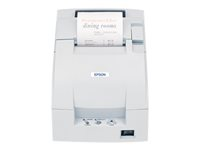 Epson TM U220B - Imprimante de reçus - deux couleurs (monochrome) - matricielle - Rouleau (7,6 cm) - 17,8 cpi - 9 pin - jusqu'à 6 lignes/sec - USB - outil de coupe - coupoir - blanc C31C514007A0