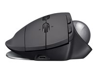 Logitech MX ERGO - Boule de commande - optique - 8 boutons - sans fil - Bluetooth, 2.4 GHz - récepteur sans fil USB 910-005179