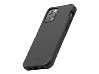 Mobilis SPECTRUM - Coque de protection pour téléphone portable - robuste - recyclé, antimicrobien - Impacthane - Noir intense - pour Apple iPhone 13, 14 066034