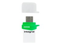 Integral Micro Fusion - Clé USB - 32 Go - USB 3.0 / micro USB INFD32GBMIC3.0-OTG