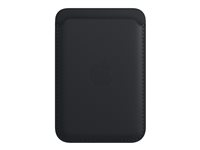 Apple Wallet with MagSafe - Portefeuille pour téléphone portable / carte de crédit - cuir - noir minuit - pour iPhone 13, 13 mini, 13 Pro, 13 Pro Max MM0Y3ZM/A