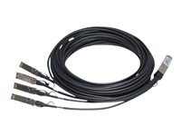HPE X240 Direct Attach Copper Splitter Cable - Câble réseau - SFP+ pour QSFP+ - 3 m - pour HPE 5900AF-48; Edgeline e920; FlexFabric 1.92, 11908, 12900, 12902; ProLiant e910t 2U JG330A