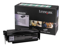 Lexmark - Noir - original - cartouche de toner LRP - pour Lexmark T430, T430d, T430dn, T430dtn 12A8420