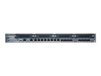 Juniper Networks SRX340 Services Gateway - Dispositif de sécurité - 16 ports - GigE, HDLC, Frame Relay, PPP, MLPPP, MLFR - flux d'air de l'avant vers l'arrière - 1U - rack-montable SRX340