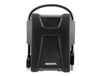 ADATA HD680 - Disque dur - chiffré - 2 To - externe (portable) - USB 3.1 - AES 256 bits - noir AHD680-2TU31-CBK