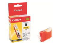 Canon BCI-6Y - Jaune - originale - réservoir d'encre - pour BJ-S820; i990, 99XX; PIXMA IP3000, IP4000, iP5000, iP6000, iP8500, MP750, MP760, MP780 4708A002