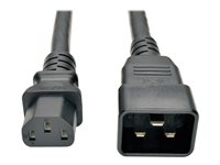 Tripp Lite 7ft PDU Power Cord Cable C13 to C20 Heavy Duty 15A 14AWG 7' - Câble d'alimentation - IEC 60320 C13 pour IEC 60320 C20 - 2.1 m - noir P032-007