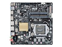 ASUS H110T - Carte-mère - Thin mini ITX - Socket LGA1151 - H110 - USB 3.0 - 2 x Gigabit LAN - carte graphique embarquée (unité centrale requise) - audio HD (8 canaux) H110T