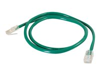 C2G Câble de raccordement réseau Cat5e non amorcé non blindé (UTP) - Cordon de raccordement - RJ-45 (M) pour RJ-45 (M) - 1.5 m - UTP - CAT 5e - bloqué, uniboot - vert 83062