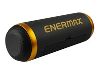 Enermax EAS01 - Haut-parleur - pour utilisation mobile - sans fil - Bluetooth, NFC - 6 Watt - noir EAS01-BK