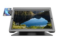 Compulocks Nollie Surface Pro 4 / 5 / 6 / 7 Security Lock And Kiosk POS Stand - Pied - pour tablette - aluminium de haute qualité - noir - support pour ordinateur de bureau - pour Microsoft Surface Pro (Mi-2017), Pro 4, Pro 6, Pro 7, Pro 7+ 540NPOSB