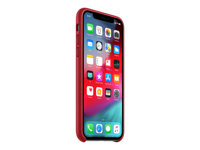 Apple (PRODUCT) RED - Coque de protection pour téléphone portable - cuir - rouge - pour iPhone XS MRWK2ZM/A