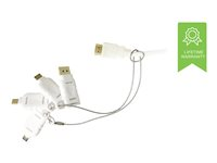 VISION - Kit de câbles de données / audio / vidéo - blanc TC-MULTIHDMI