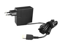 Lenovo 65W Travel AC Adapter with USB Port - Adaptateur secteur - 65 Watt - Europe - noir - pour 330S-15; ThinkPad 11; E470; E575; L570; P51s; T25; T470; T570; X270; V130-14; V330-14 4X20M73670