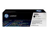 HP 305X - Noir - originale - cartouche de toner (CE410XC) Contract - pour LaserJet Pro 300 color M351a, 300 color MFP M375nw, 400 color M451, 400 color MFP M475 CE410XC