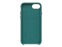 LifeProof WAKE - Coque de protection pour téléphone portable - plastique recyclé d'origine marine - vert/orange, en dessous de - vague de fraîcheur - pour Apple iPhone 6, 6s, 7, 8, SE (2e génération), SE (3rd generation) 77-65108