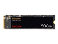 SanDisk Extreme PRO - SSD - 500 Go - interne - M.2 2280 - PCIe 3.0 x4 (NVMe) SDSSDXPM2-500G-G25