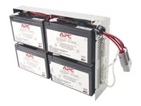 Cartouche de batterie de rechange APC #23 - Batterie d'onduleur - Acide de plomb - noir - pour P/N: SUA1000R2ICH, SUA1000RM2UTW, SUA1000RMI2U(P), SUA1000RMI2U-3XW, SUA1000RMI2U-5XW RBC23