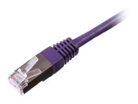 Uniformatic - Cordon de raccordement - RJ-45 (M) pour RJ-45 (M) - 3 m - FTP - CAT 6 - Moulé - violet 23723