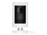 Ring Stick Up Cam Wired - Caméra de surveillance réseau - extérieur, intérieur - résistant aux intempéries - couleur (Jour et nuit) - 1080p - audio - sans fil - Wi-Fi - LAN 10/100 8SS1E8-WEU0