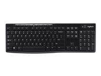 Logitech Wireless Keyboard K270 - Clavier - sans fil - 2.4 GHz - espagnol 920-003746